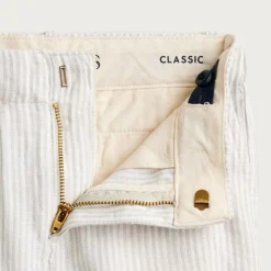 Boys' coin-pocket short in linen blend