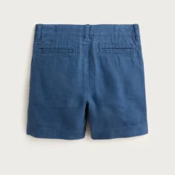 Boys' coin-pocket short in linen blend