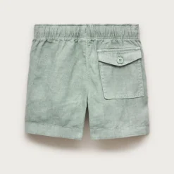 Boys' linen-blend dock short