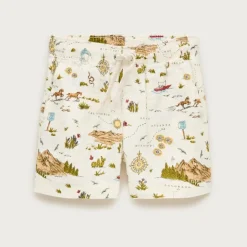 Boys' linen-blend dock short