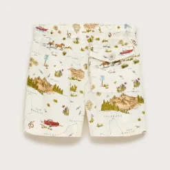 Boys' linen-blend dock short