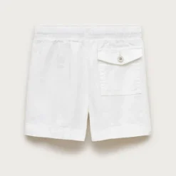 Boys' linen-blend dock short