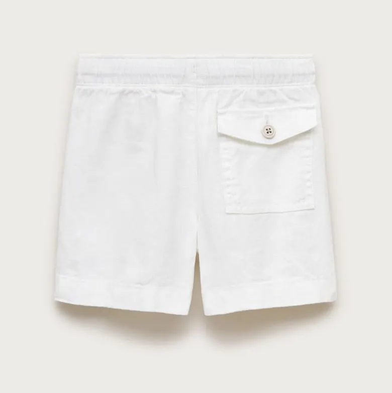 Boys' linen-blend dock short