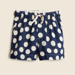 Boys' linen-blend dock short