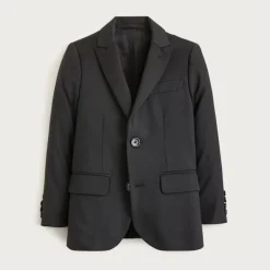 Boys' Ludlow peak-lapel tuxedo jacket in Italian wool