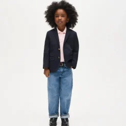 Boys' Ludlow two-button blazer in navy wool blend