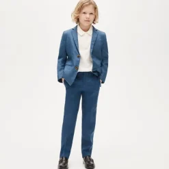 Boys' Ludlow unstructured suit pant in linen