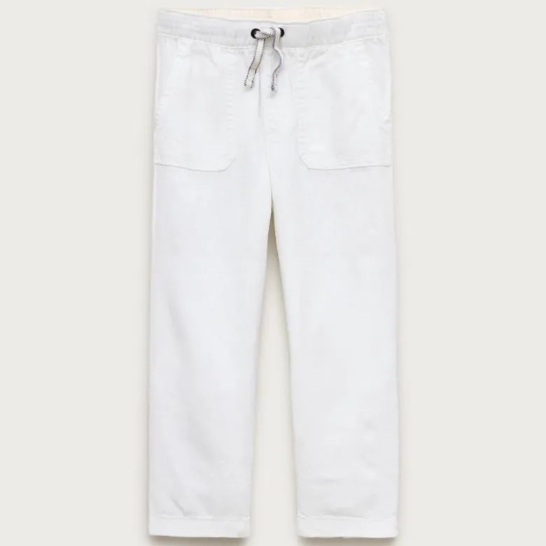 Boys' pull-on pant in linen blend