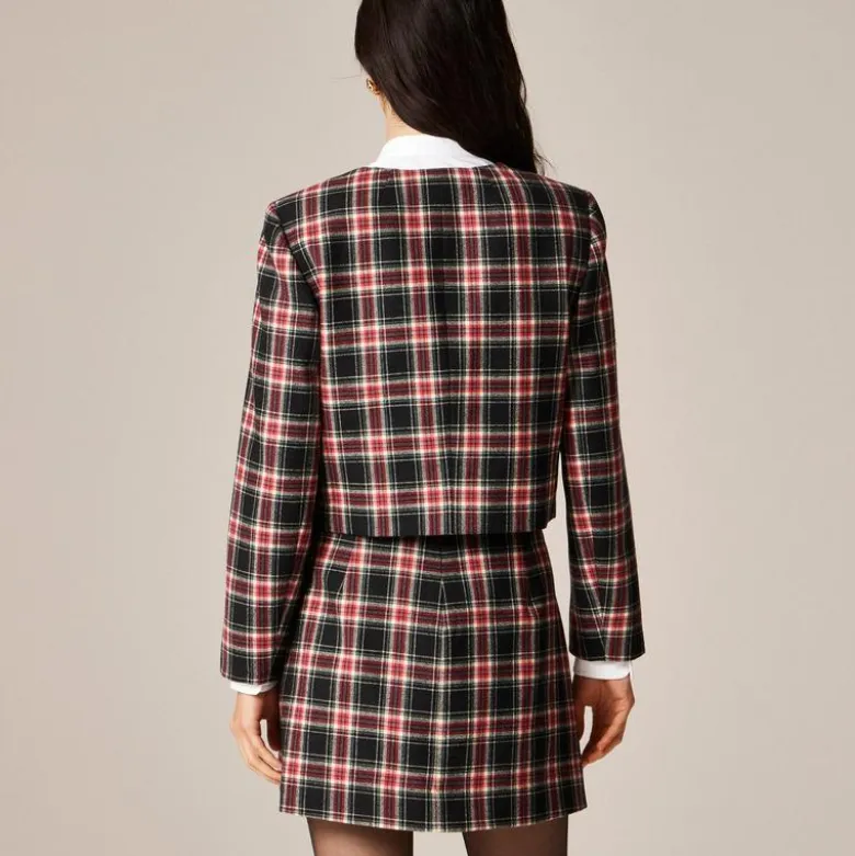Bridgette lady jacket in Stewart tartan