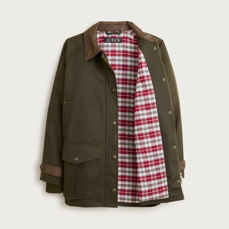 Broken-in Barn Jacket™ with faux-leather collar