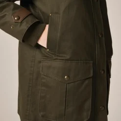 Broken-in Barn Jacket™ with faux-leather collar