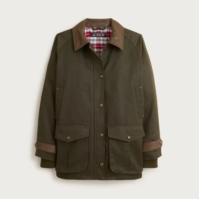 Broken-in Barn Jacket™ with faux-leather collar