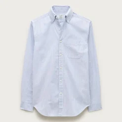 Broken-in organic cotton oxford shirt