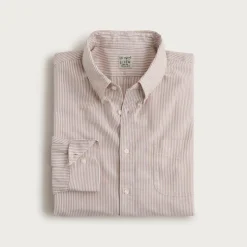 Broken-in organic cotton oxford shirt