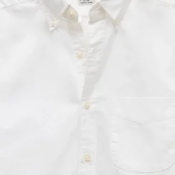 Broken-in organic cotton oxford shirt