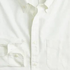 Broken-in organic cotton oxford shirt