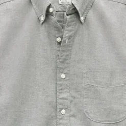 Broken-in organic cotton oxford shirt