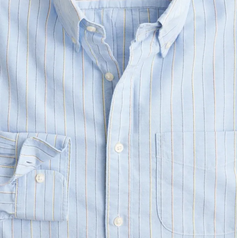 Broken-in organic cotton oxford shirt