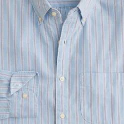 Broken-in organic cotton oxford shirt