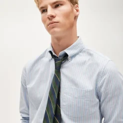 Broken-in organic cotton oxford shirt