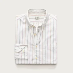 Broken-in organic cotton oxford shirt