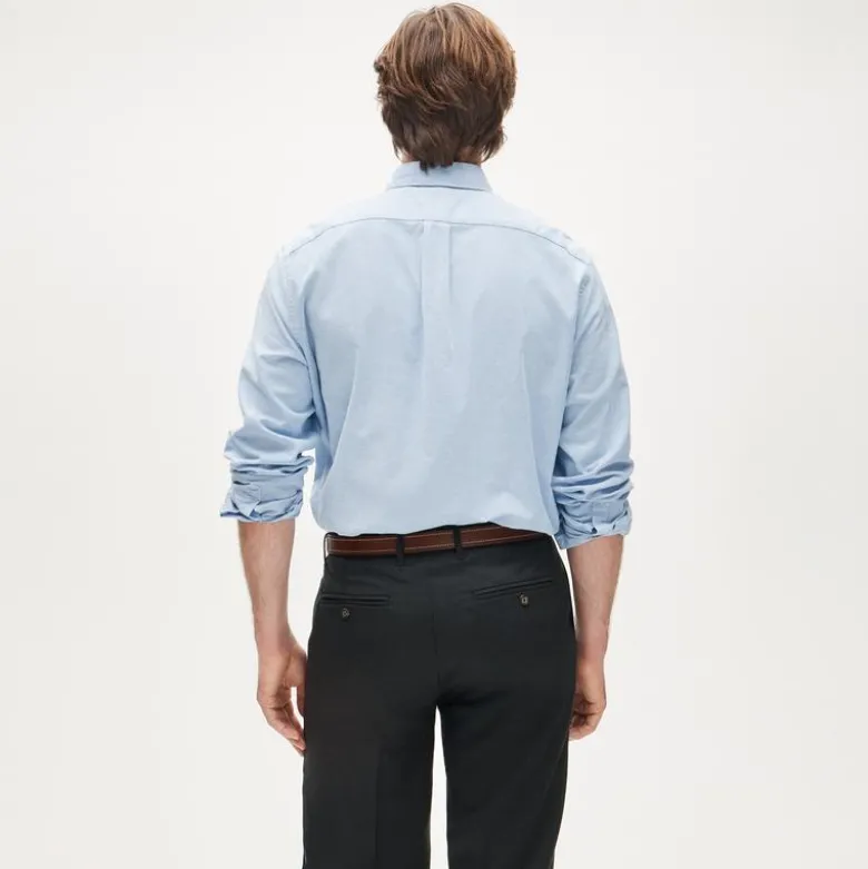Broken-in organic cotton oxford shirt