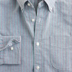 Broken-in organic cotton oxford shirt