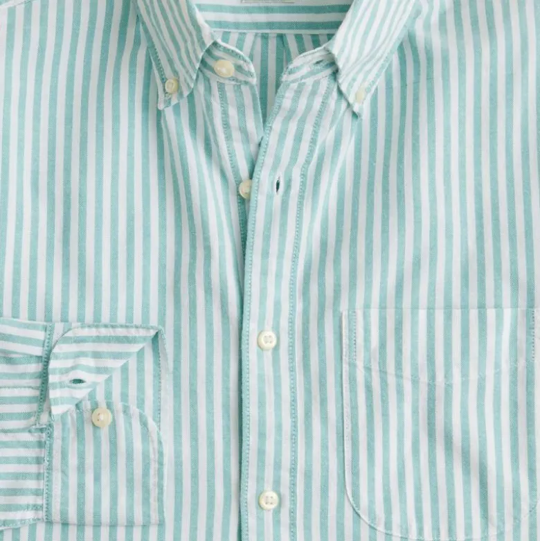 Broken-in organic cotton oxford shirt