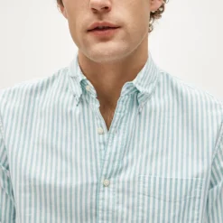 Broken-in organic cotton oxford shirt