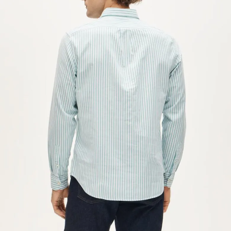 Broken-in organic cotton oxford shirt