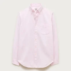 Broken-in organic cotton oxford shirt