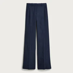Carolina flare pant in stretch linen blend