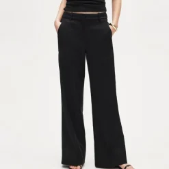 Carolina flare pant in stretch linen blend