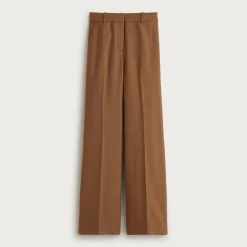 Carolina pant in wool-blend flannel