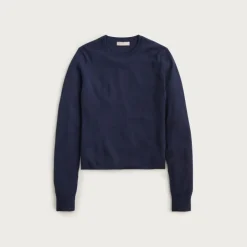 Carolyn fitted crewneck sweater in merino wool