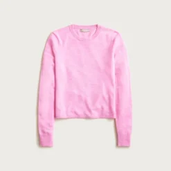 Carolyn fitted crewneck sweater in merino wool