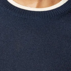 Carolyn layered sweater-tee in merino wool