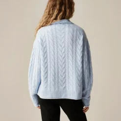 Cashmere cable-knit 2025 Rollneck™ sweater