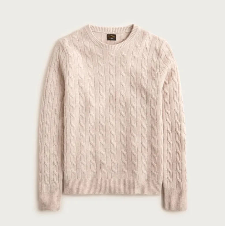 Cashmere cable-knit sweater