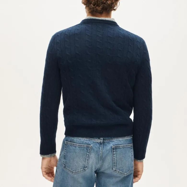 Cashmere cable-knit sweater