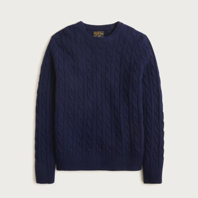 Cashmere cable-knit sweater
