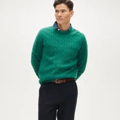 Cashmere cable-knit sweater