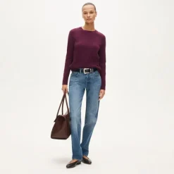 Cashmere classic-fit crewneck sweater