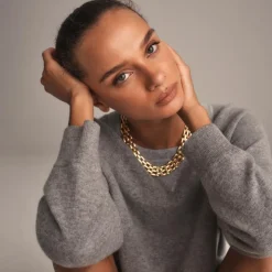 Cashmere crewneck sweatshirt
