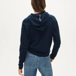 Cashmere full-zip hoodie