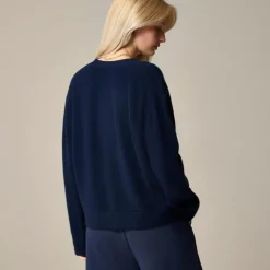 Cashmere patch-pocket cardigan