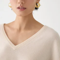 Cashmere relaxed V-neck sweater
