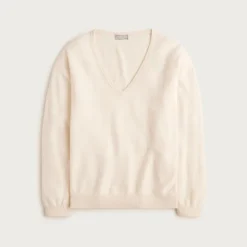 Cashmere relaxed V-neck sweater