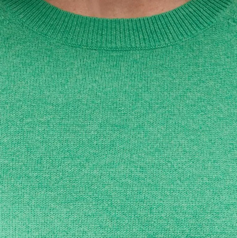 Cashmere shrunken T-shirt