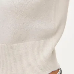Cashmere shrunken T-shirt